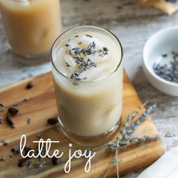 Copycat Iced Lavender Oatmilk Latte