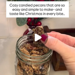 Cozy Candied Pecans