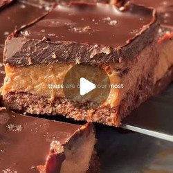 Peanut Butter Caramel Chocolate Squares