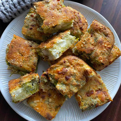 Broccoli And Feta Brownies