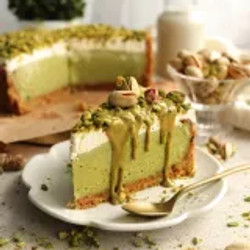 No-bake Vegan Pistachio Cheesecake