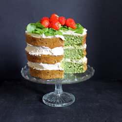 Spinach And Coconut Yogurt Cake