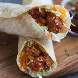Honey Bbq Chicken Wraps
