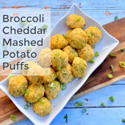 Broccoli Mashed Potato Puffs