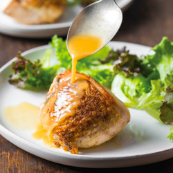 Brined Chicken with Sage Sauce