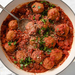 Quick &amp; Easy Meatless Meatballs