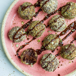 Seed Cycling Dark Chocolate Fudge Truffles