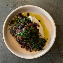 Nomad’s Roast Cauliflower With Currant Escabeche And Almond