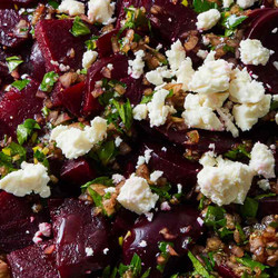 Roasted Beet Salad With Feta