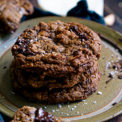 Oat, Coconut &amp; Walnut Chocolate Chunk Cookies