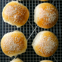 1 Hour Homemade Burger Buns
