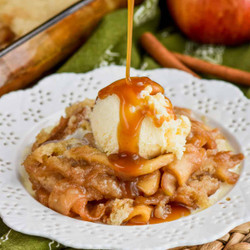 Caramel Apple Cobbler