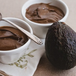 Carob Avocado Mousse (aip)