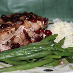Cranberry And Apple Stuffing for Pork Chops