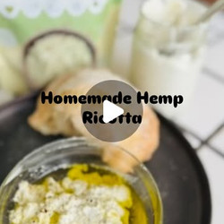 Homemade Hemp Seed Ricotta