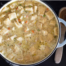 Homemade Sourdough Discard Chicken Dumplings Recipe