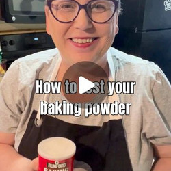 Testing your baking powder