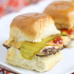 Baked Cheeseburger Sliders-white Castle Burger Copycat