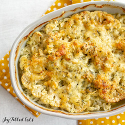 Keto Cauliflower Au Gratin