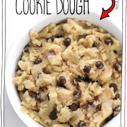 Quick &amp; Easy Vegan Cookie Dough (edible)