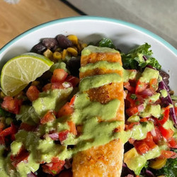 Latin Lover Salad With Salmon