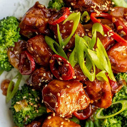 Sticky Miso Tofu