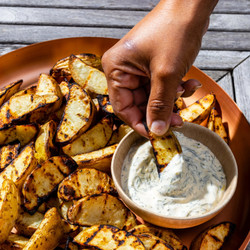 Grilled Potato Wedges