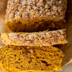 Pumpkin Coffee Cake Loaf