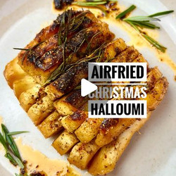 Airfried Christmas Halloumi