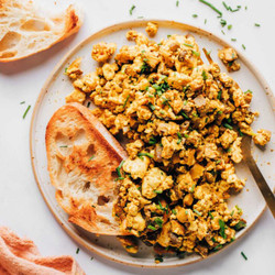 Flavorful Silken Tofu Scramble