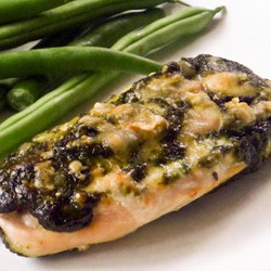 Spinach Pesto Chicken Breasts