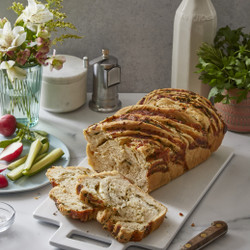 Savory Sourdough Cheese Herb Babka