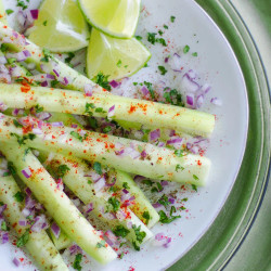 Recipe: Spiced Cucumber Sticks With Chaat Masala