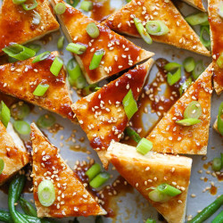 Recipe: Sheet Pan Honey-sesame Tofu And Green Beans