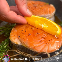 Salmon Noisettes