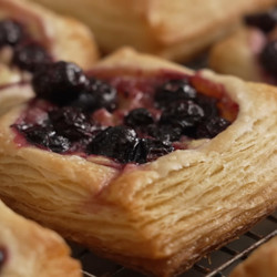 Blueberry Cream Cheese Danish