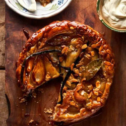 Tutti-frutti Pear Tarte Tatin