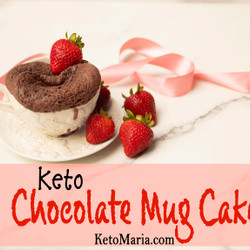 Keto Chocolate Mug Cake