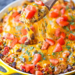 One Pot Mexican Beef And Rice Casserole