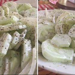 Sour-Cream Cucumbers