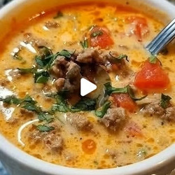 Cheesy Taco Soup – Creamy, Hearty &amp; Flavor-packed Comfort Bowl