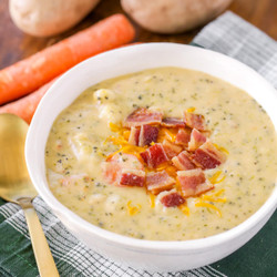 Loaded Broccoli Potato Soup Recipe