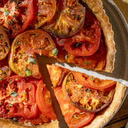 Rustic French-style Tomato Tart