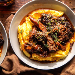 White Wine Miso Braised Chicken