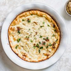 Caramelized Onion, Bacon, And Gruyere Quiche