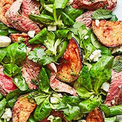 Steak &amp; Aubergine Salad