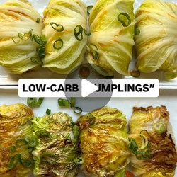 Low-carb Chicken "dumplings"