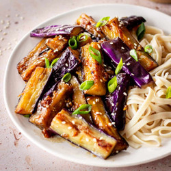 Easy Eggplant Stir Fry With Garlic Sauce