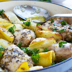 Easy Greek Chicken And Potatoes