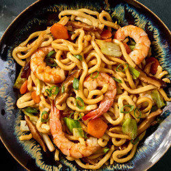 Shrimp Yaki Udon